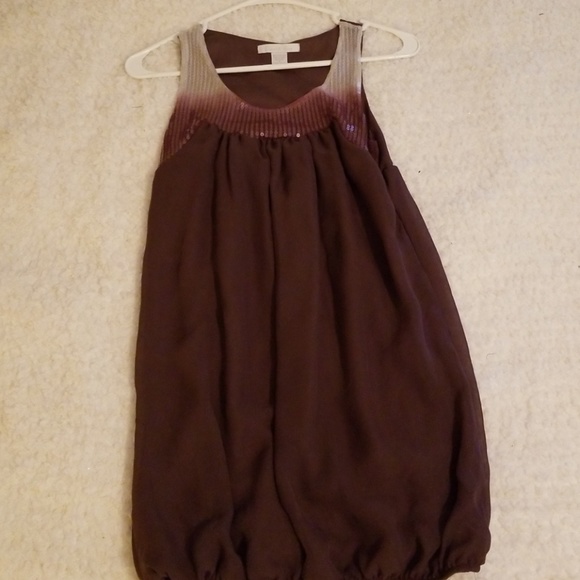 Ombre sequin bubble hem top - Picture 1 of 5